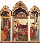 Pietro Lorenzetti The Birth of Mary painting